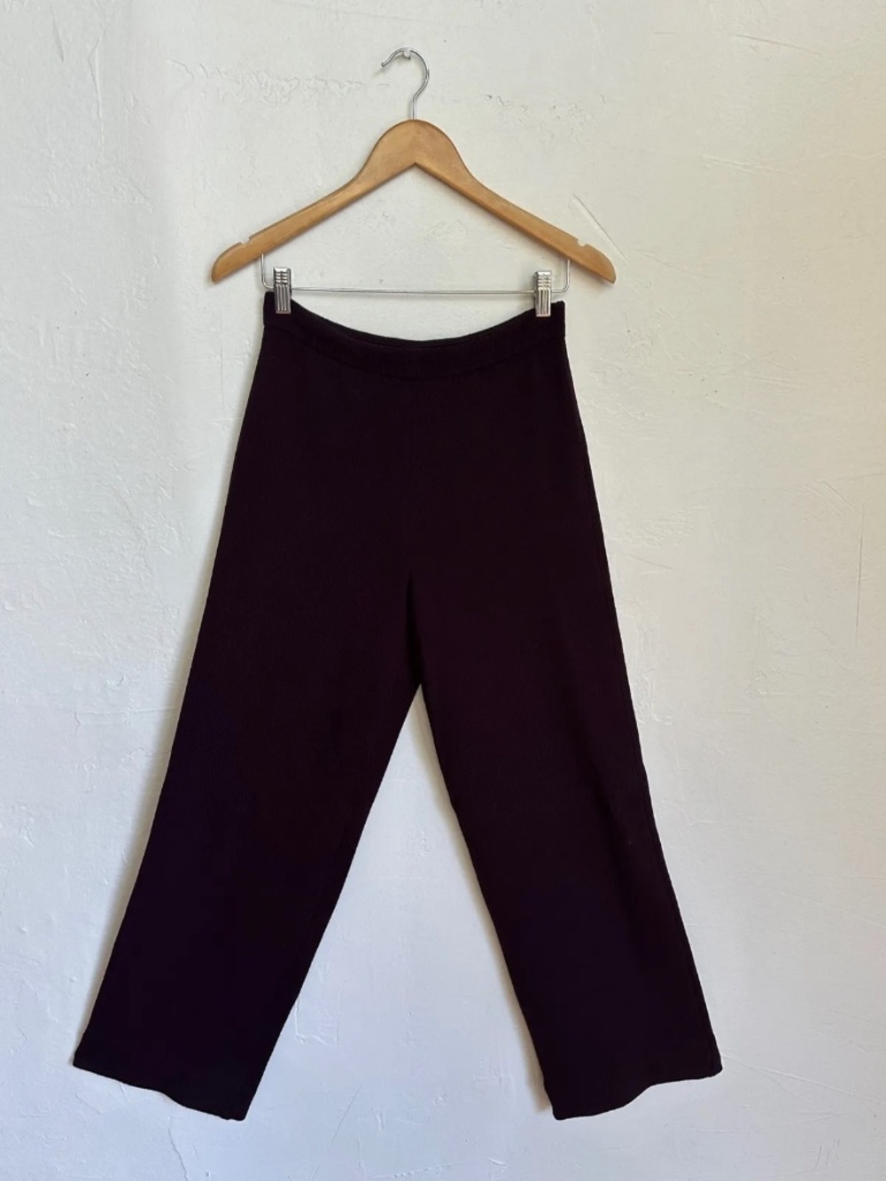 Vintage Y2K St Johns Knit Pants Straight Leg High Waisted Small Medium